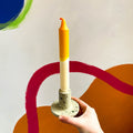 Putty Terrazzo Jesmonite Candle Stick Holder - Sprouts of Bristol