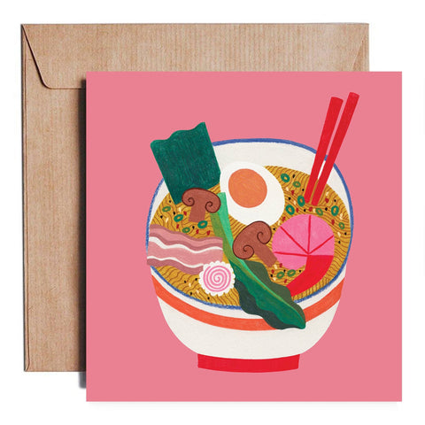 Ramen Greetings Card - Sprouts of Bristol