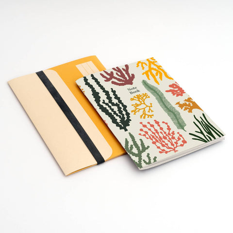 Seaweed Notebook + Folder (A5) - Sprouts of Bristol