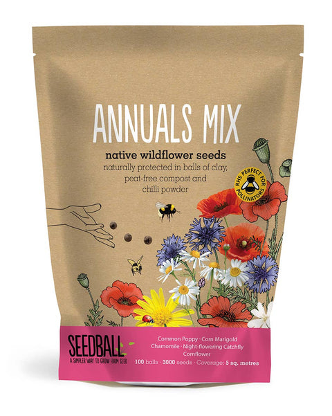 Seedball Wildflower Grab Bags - Annuals Mix - Sprouts of Bristol