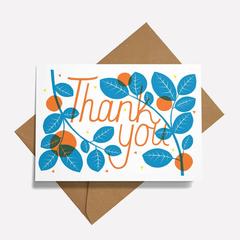 Thank You Greetings Card - Sprouts of Bristol