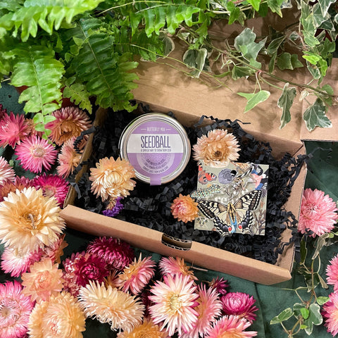 The Nature Lover Mini Gift Set - Keyring and Wildflower Seeds - Choose your own! - Sprouts of Bristol