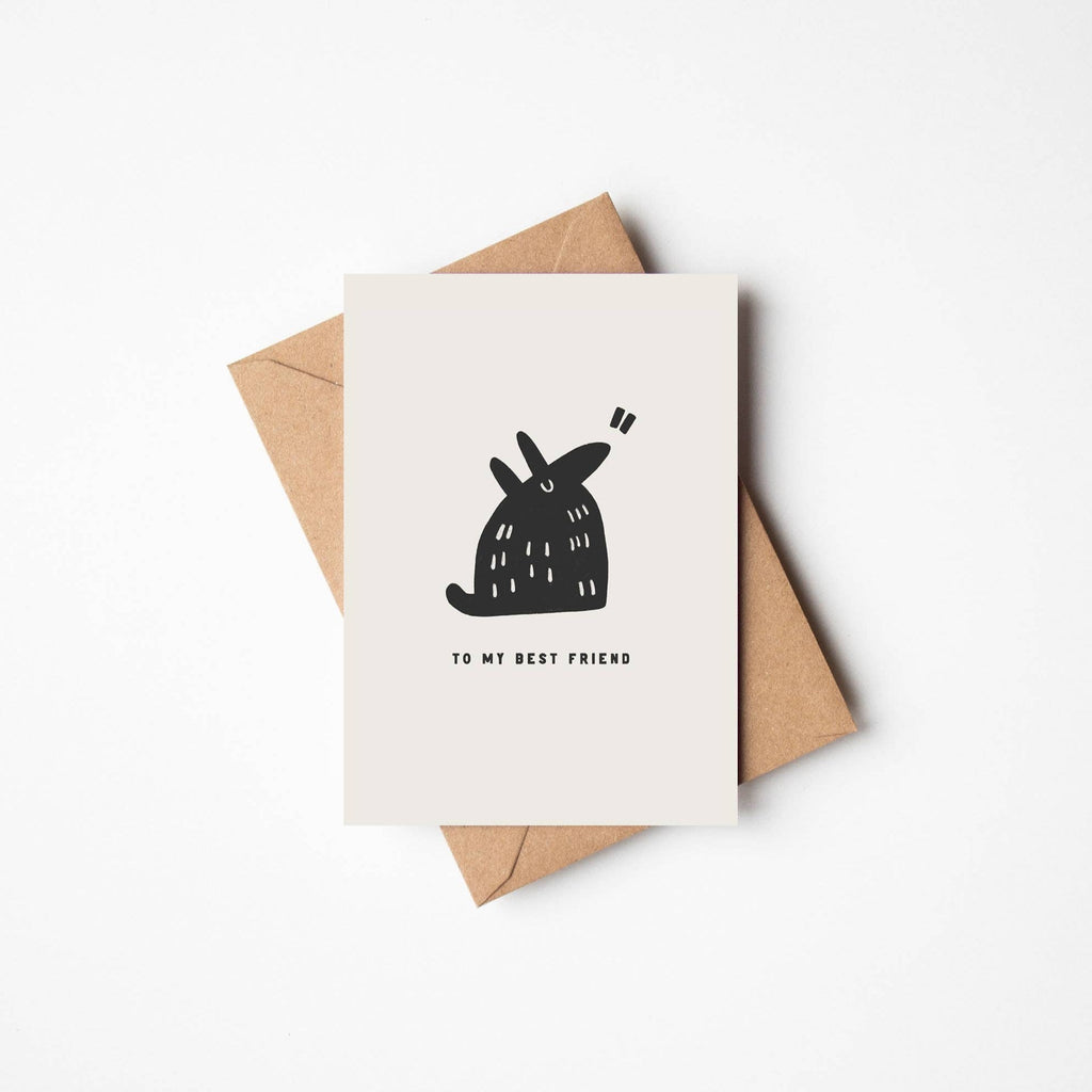 'To My Best Friend' Friendship Greetings Card - Sprouts of Bristol