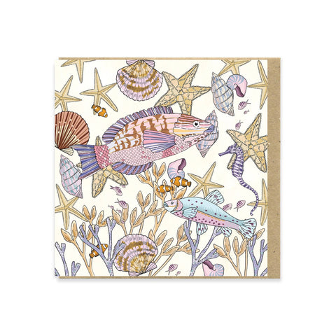 Under The Sea Greeting Card by Hannah Grace OC Illustration - Sprouts of Bristol