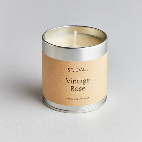 Vintage Rose Scented Tin Candle - Sprouts of Bristol