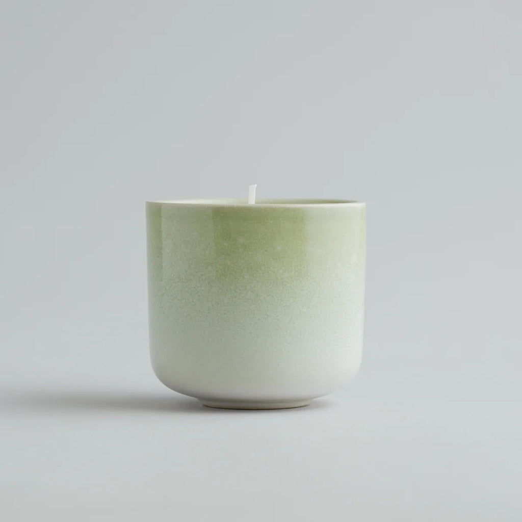 Walled Garden Candle in Green Garden Path Ceramic Pot - Sprouts of Bristol